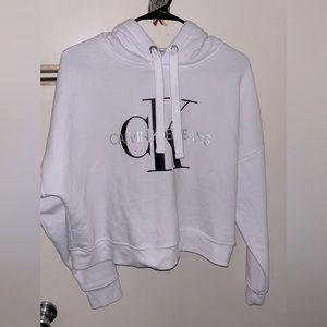 White Calvin Klein Sweater